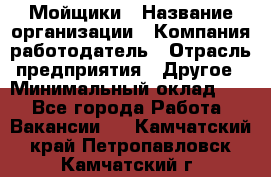 Мойщики › Название организации ­ Компания-работодатель › Отрасль предприятия ­ Другое › Минимальный оклад ­ 1 - Все города Работа » Вакансии   . Камчатский край,Петропавловск-Камчатский г.